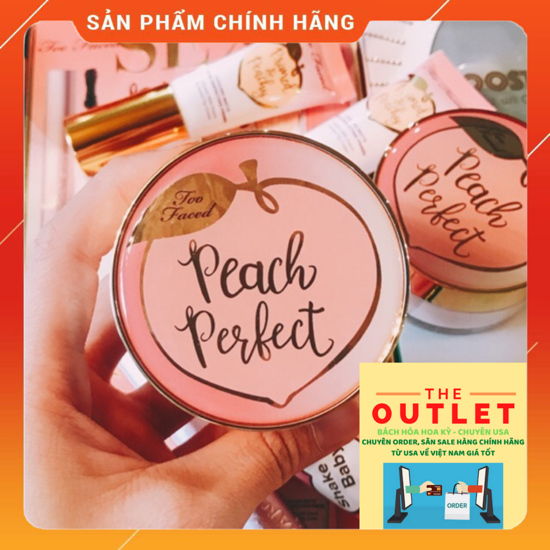 Phấn phủ Toofaced Peach Perfect Mattifying Loose Setting Powder Fullsize 35g - Cam kết chính hãng