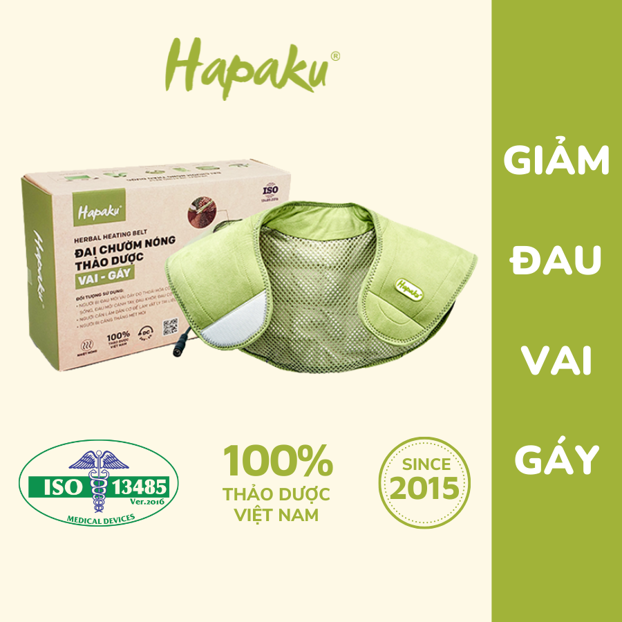 Túi Chườm Thảo Dược Giảm Đau Vai Gáy, Giảm Căng Cứng Cơ Làm Nóng Bằng Điện - Hapaku Việt Nam