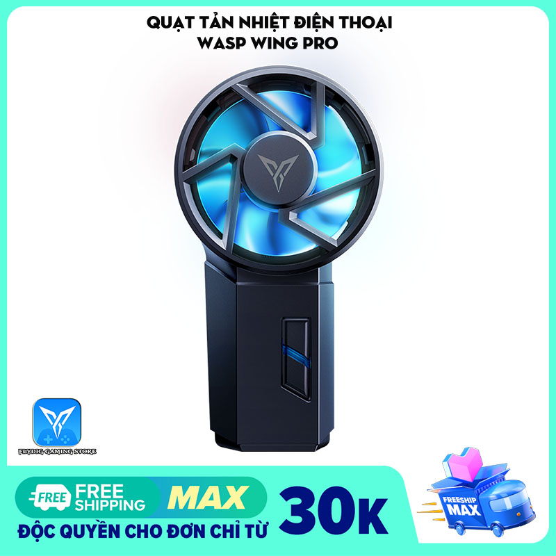 [HÀNG HÃNG PHÂN PHỐI] Quạt tản nhiệt chơi game cho điện thoại Flydigi WASP WING PRO - Phiên bản cao cấp 2021