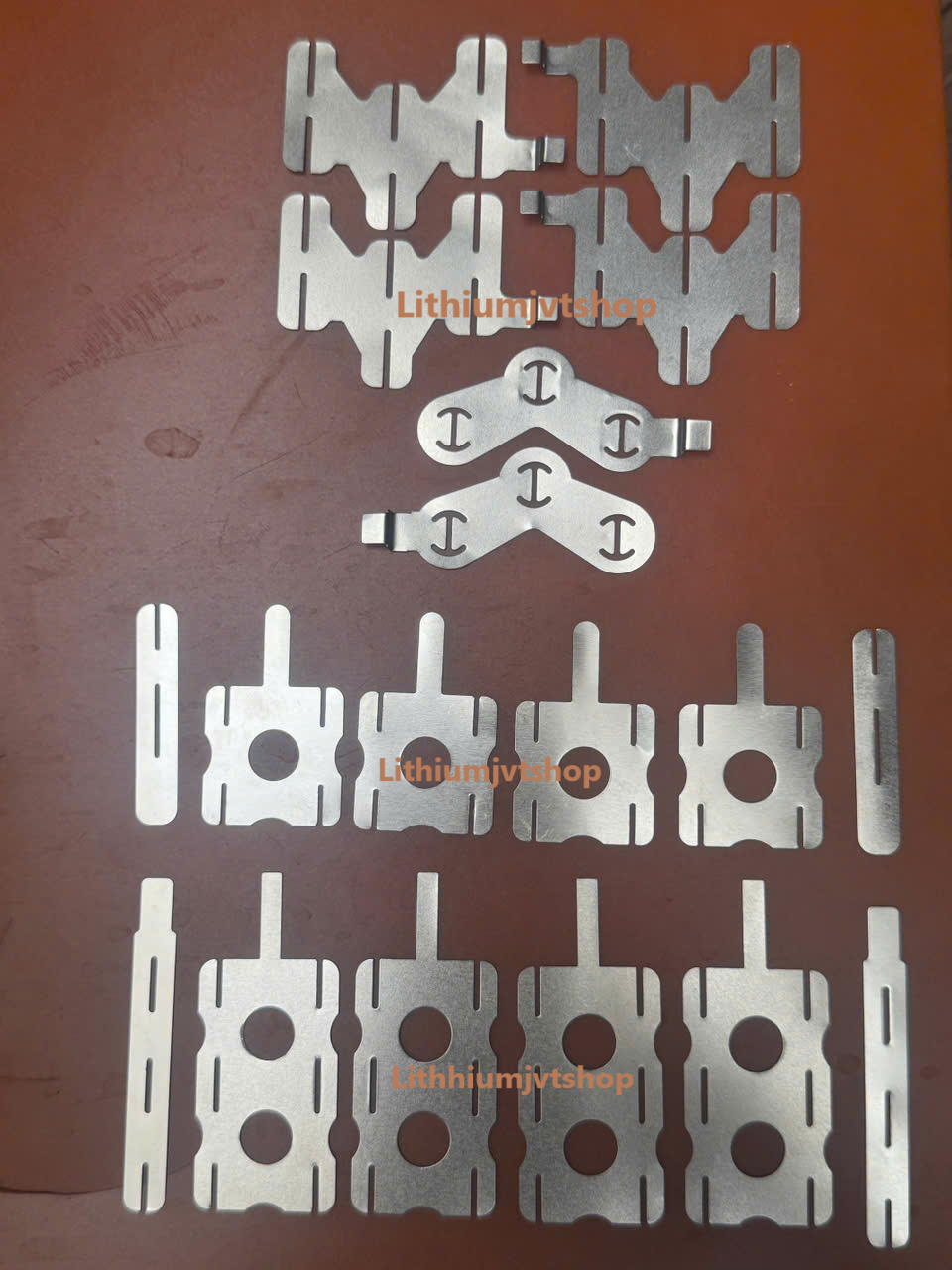 MKT- Bộ kẽm hàn cell pin 18650 mã 5S2P và 5S3P thẳng -5S3P lệch