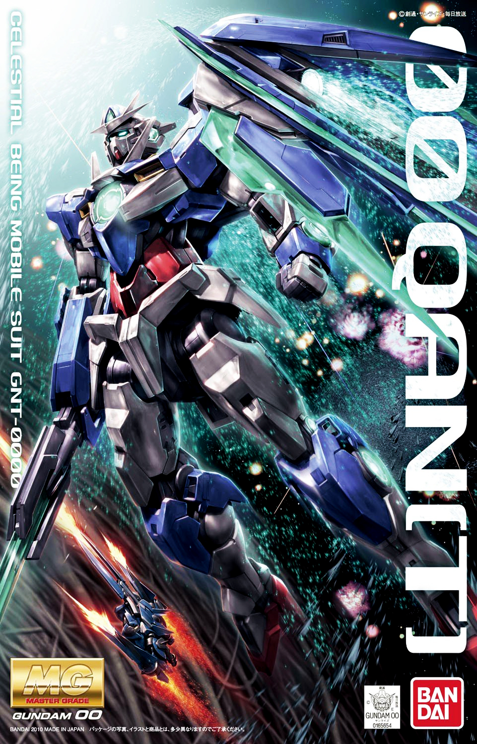 Mô hình Gundam Bandai MG Gundam 00 QAN[T] [GDB]