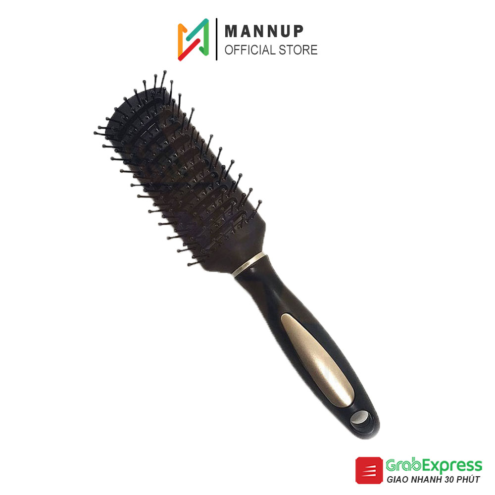 Lược bán nguyệt gold skeleton brush - lược sấy phồng, uốn ép tóc cao cấp