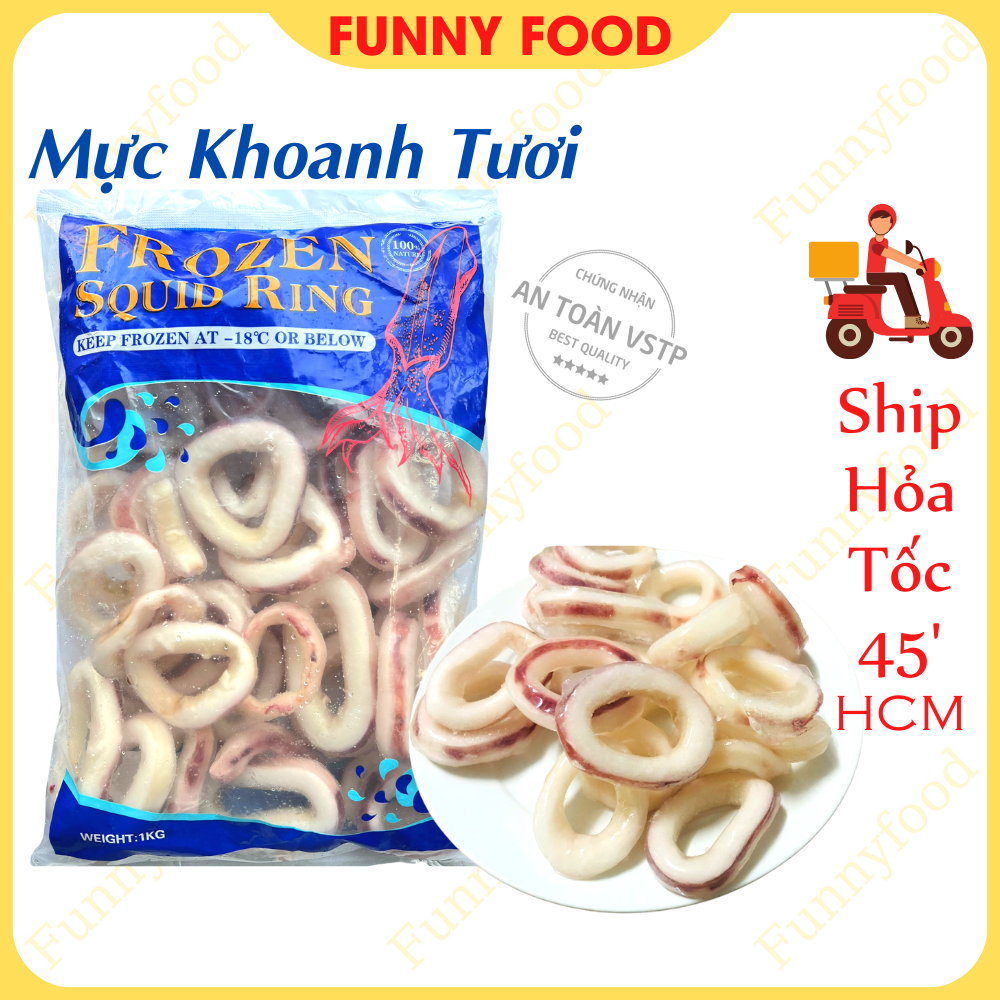 Mực khoanh tươi – mực khoanh tẩm bột chiên xù – – funnyfood