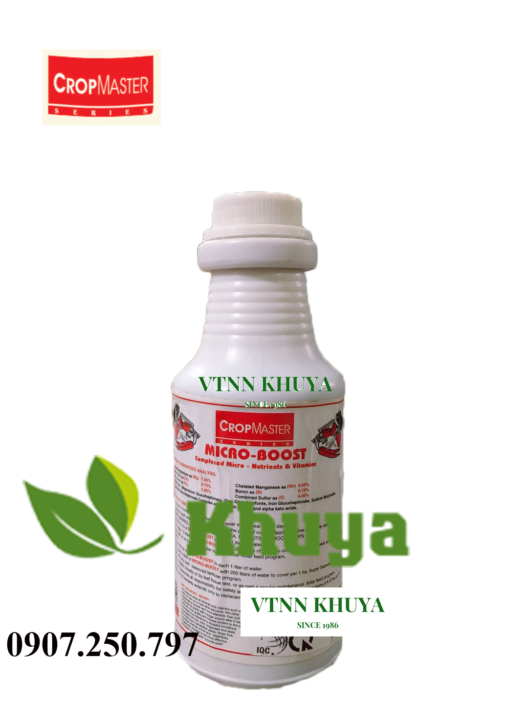 Phân bón lá Micro Boost 250ml Chống Vàng Lá