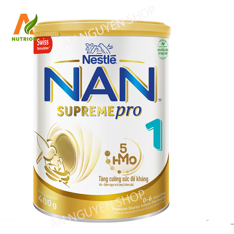 Sữa Nan Supreme 1 400g cho bé 0-6M