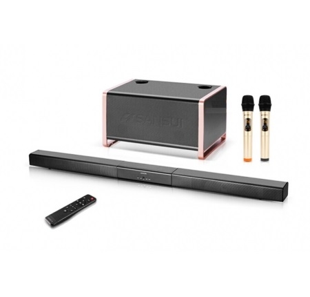 Loa điện karaoke soundbar sansui dv-91w hàng chính hãng - âm thanh vòm chuyên nghiệp - hát karaoke cực hay