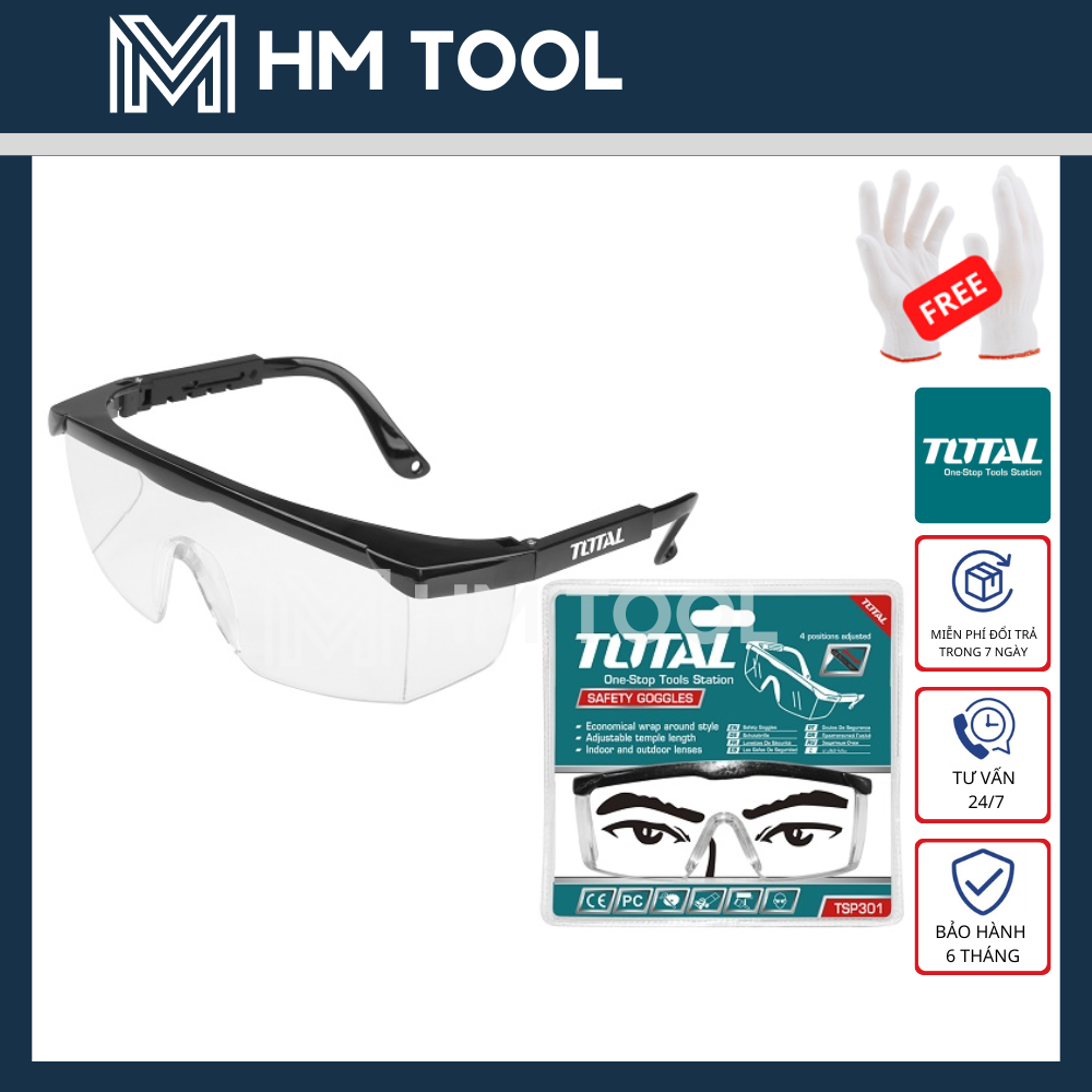 Kính bảo hộ lao động total - tsp301