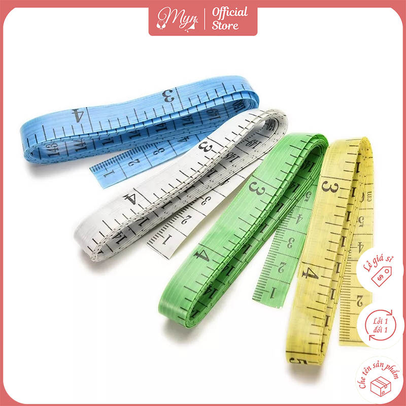 Thước Dây May Quần Áo (Màu Ngẫu Nhiên) - Thước Dây Đo Eo, Thước Dây May Đồ , Đo Chiều Cao - Phụ Kiện May Mặc - ANZAI.FASHION