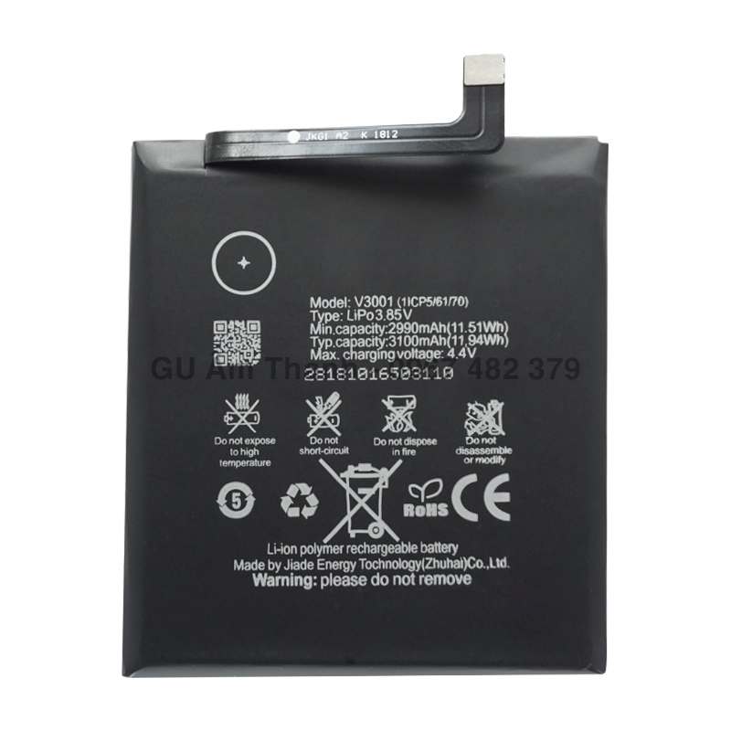 Pin thay thế cho Vsmart Active 1 PQ6001 3100mAh