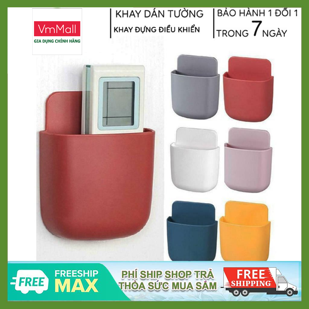 Khay Đựng Điều Khiển, Remot, Để Đồ Dán Tường Siêu Tiện Dụng