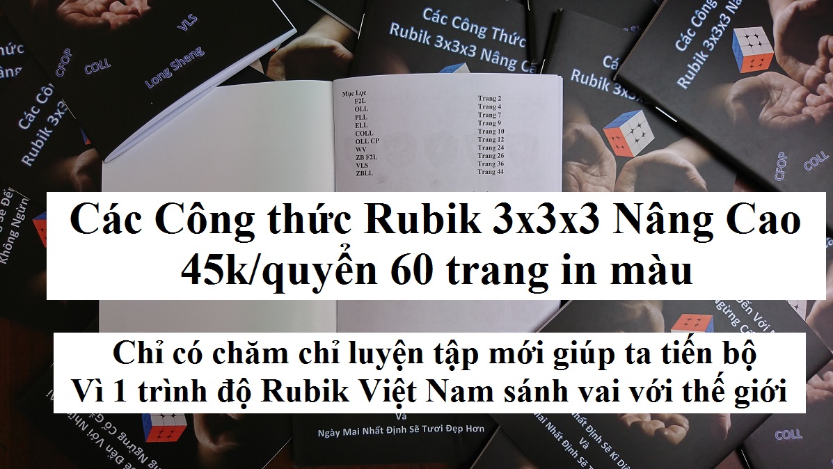 Long Sheng. Các Công Thức Rubik 3x3x3 Nâng Cao