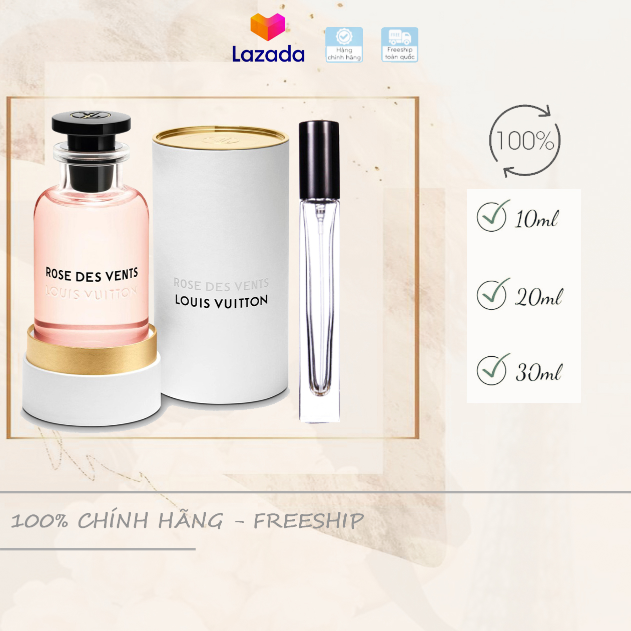ORIGINAL LV Perfume Rose Des Vents Beauty  Personal Care Fragrance   Deodorants on Carousell