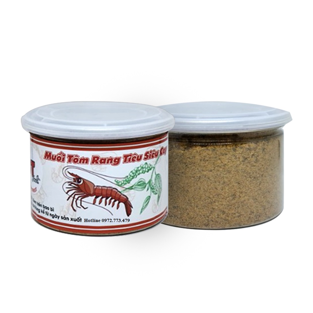Muối tôm rang tiêu siêu cay 250g