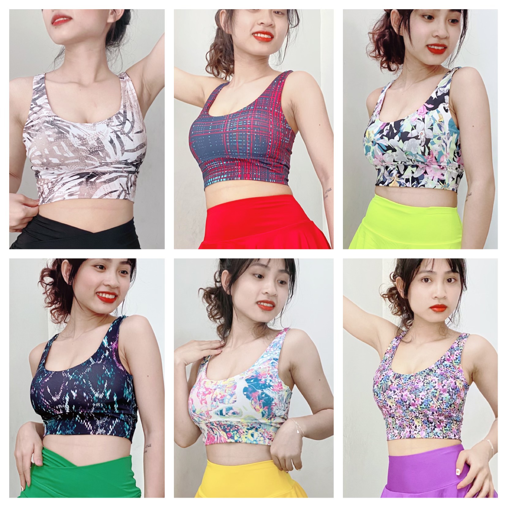 OUTLET - Áo Bra Áo Lót Thể Thao Nữ Phối Bông Dây Tập Gym Yoga Aerobic Thun Lạnh Cao Cấp
