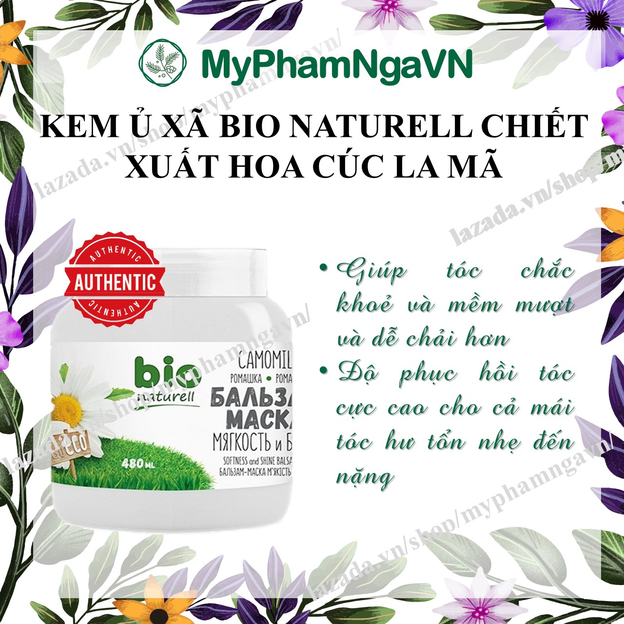 Ủ tóc Bio Naturell siêu mềm mượt chắc khoẻ tóc