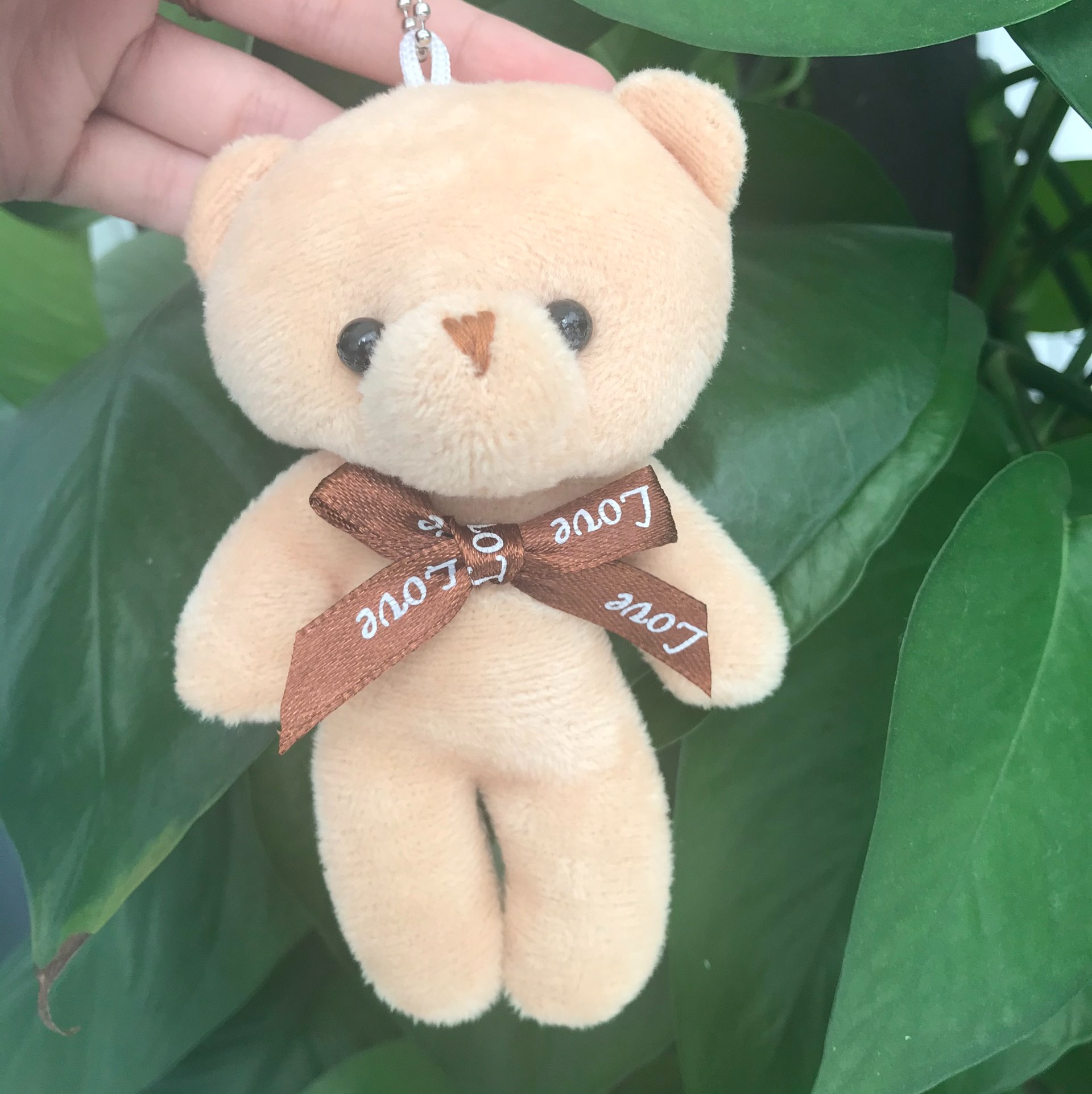 Móc khóa gấu bông (Combo 4 màu giá rẻ)