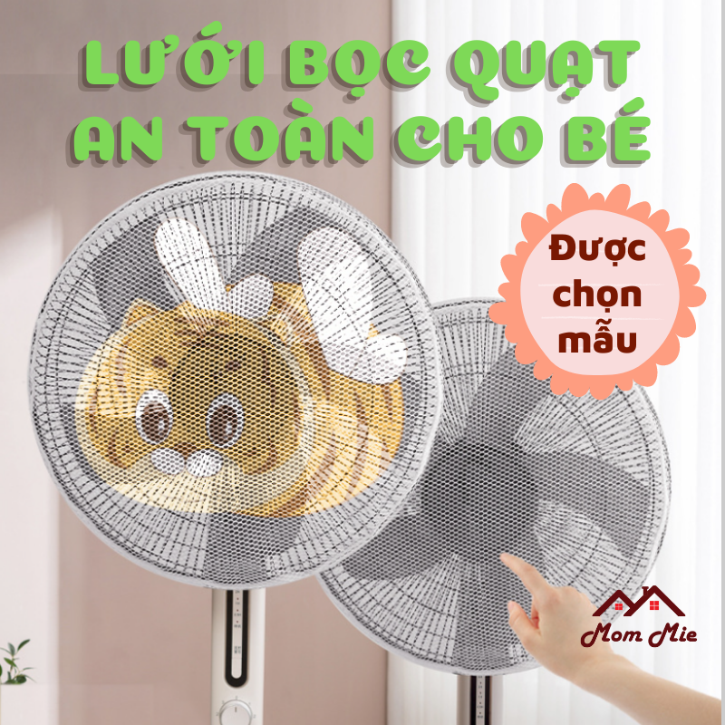 [HCM]Lưới bọc quạt an toàn cho bé - J130, M111