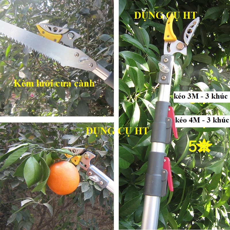 Đầu kéo cắt cành cây,kéo cắt cành cây trên cao