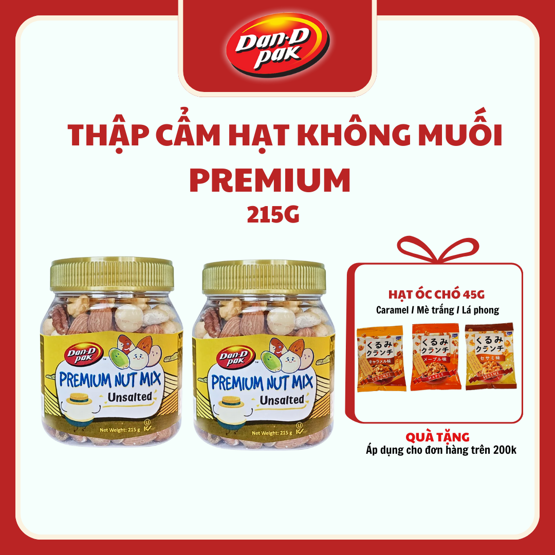 Thập cẩm hạt premium 215g dan d pak