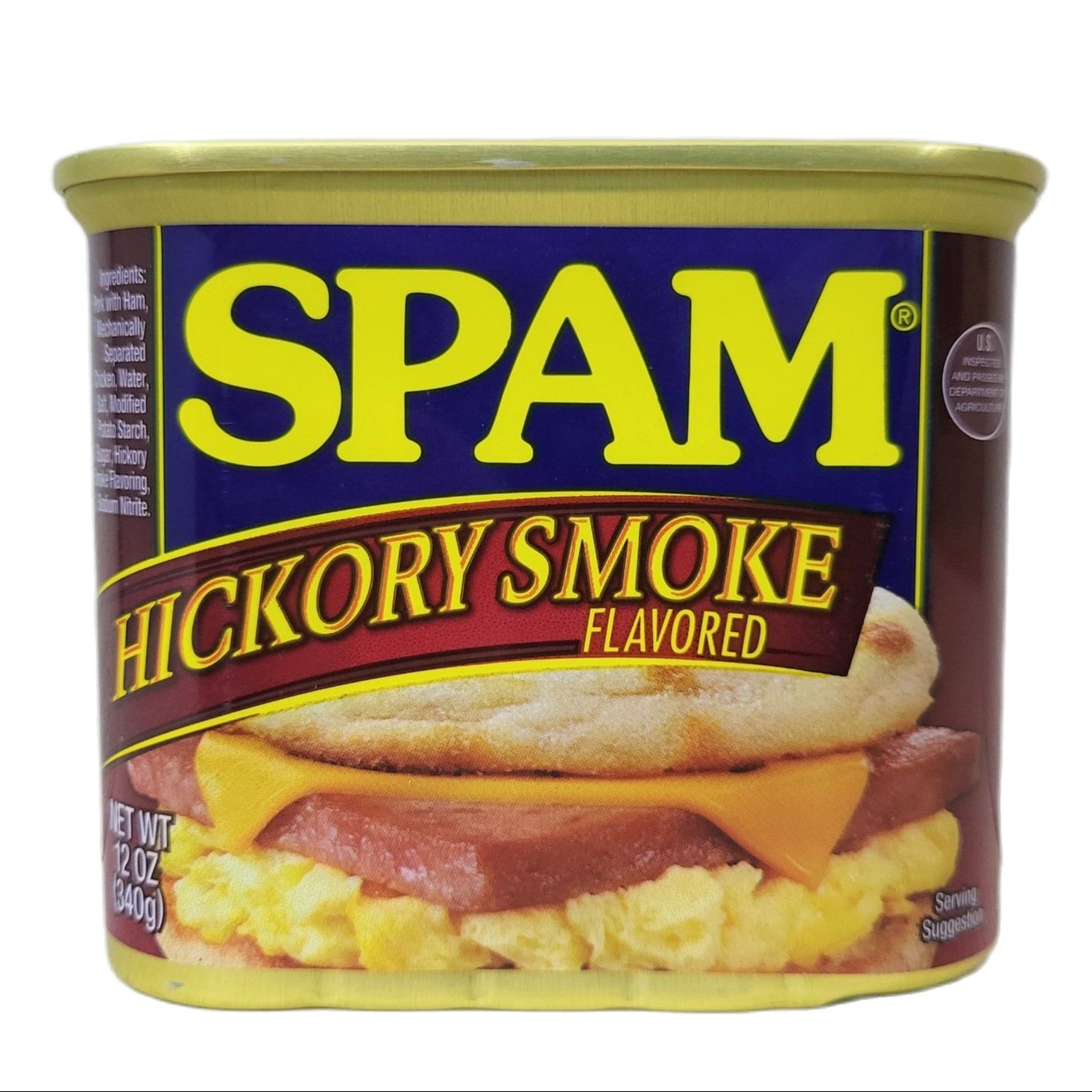 SPAM (hộp HICKORY 340g) THỊT XÔNG KHÓI USA HORMEL SPAM Hickory Smoke Flavored