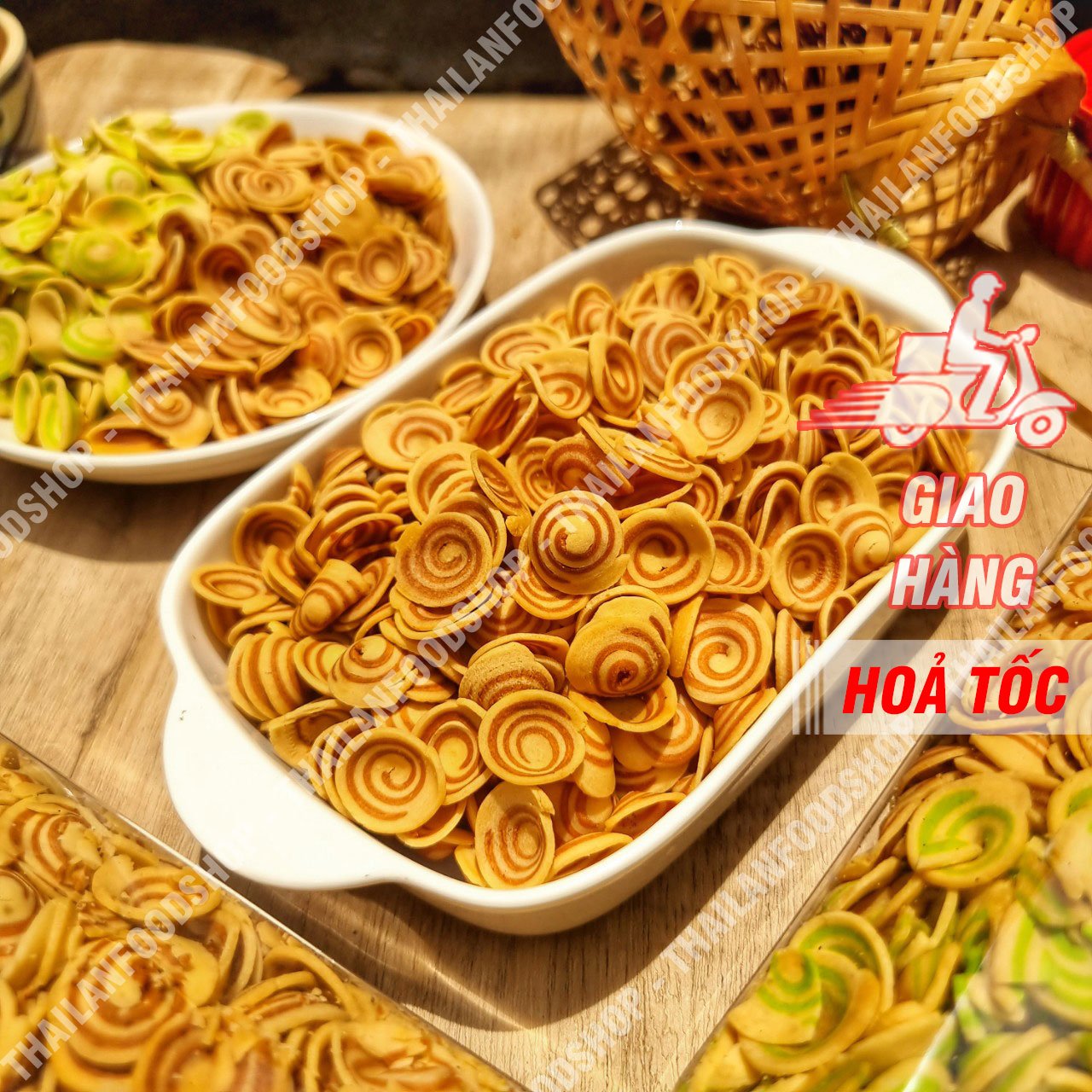 Bánh Tai Heo Nhí Trung Hiếu Vị Truyền Thống - Túi 1Kg