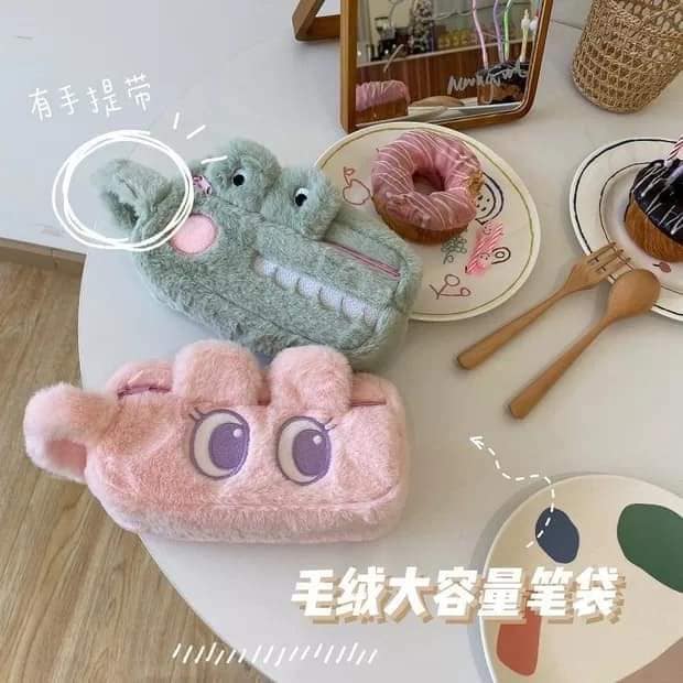 Hộp bút, túi bút, bóp viết hình thú nhồi bông đáng yêu
