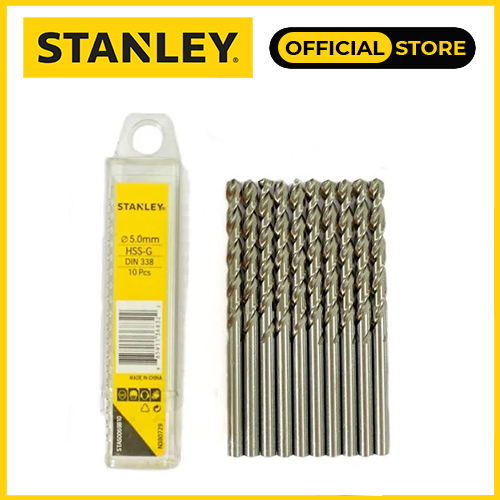 Mũi khoan sắt 5mm hss stanley sta50069b10| chính hãng