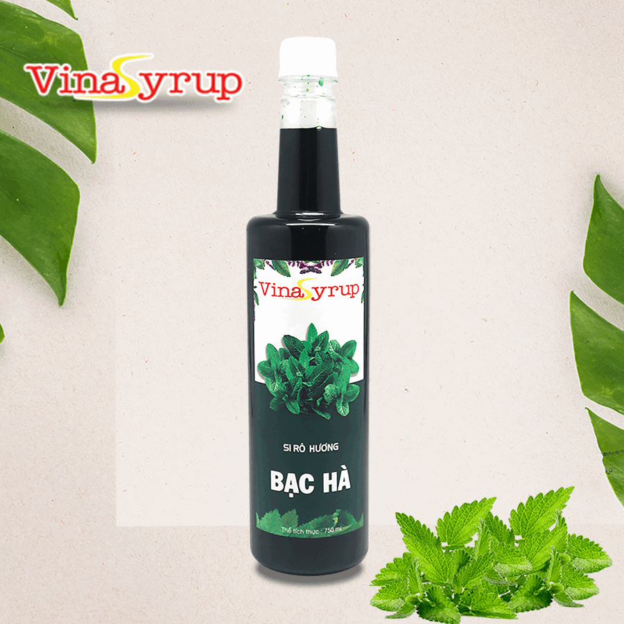 Syrup vina bạc hà 750ml