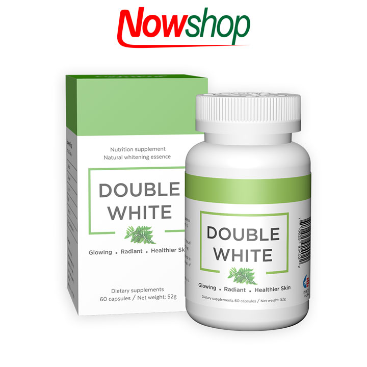 Double White Viên Uống Trắng Da Giảm Nám Mờ Thâm Bổ Sung Glutathione Tăng Sinh Collagen Giúp Đẹp Da Chống Nắng