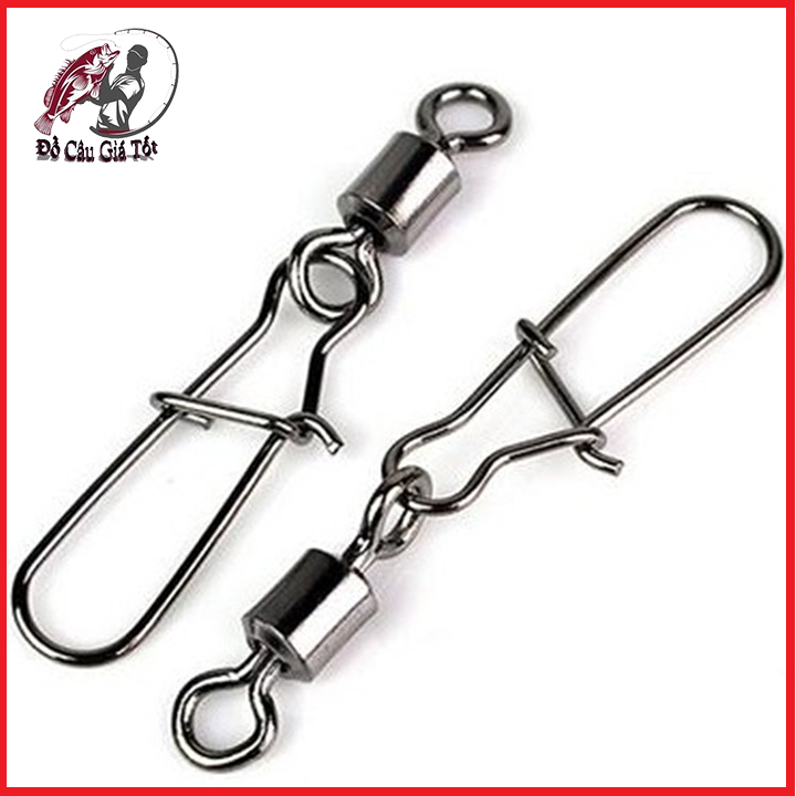[Combo 10 Cái] Khóa Link Chống Xoắn, Khóa Link Câu Đài Khóa Link Làm Thẻo Câu Đài, Phụ Kiện Câu Đài Cao Cấp- Đồ Câu Giá Tốt