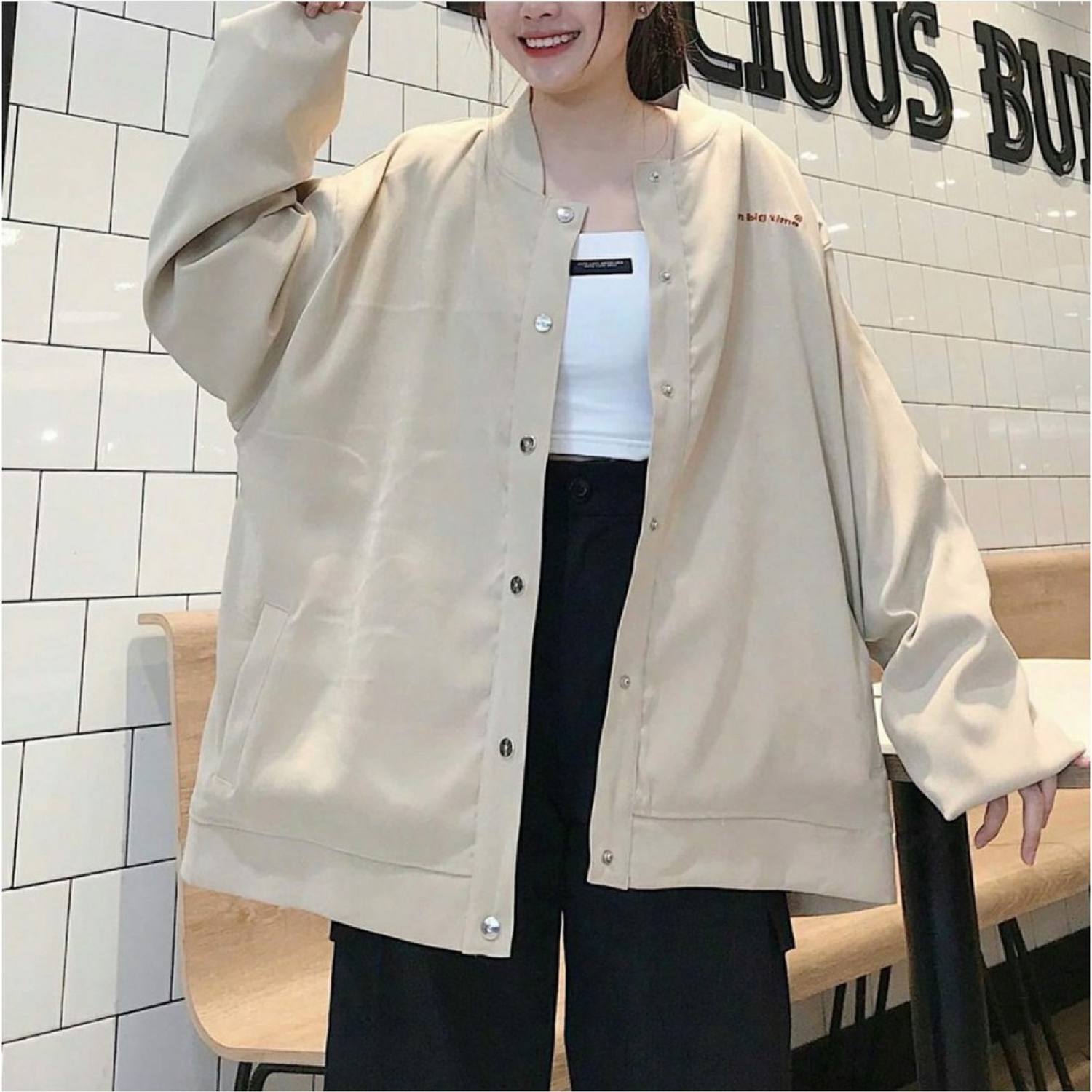 Áo khoác kaki win big time jacket form rộng ulzzang