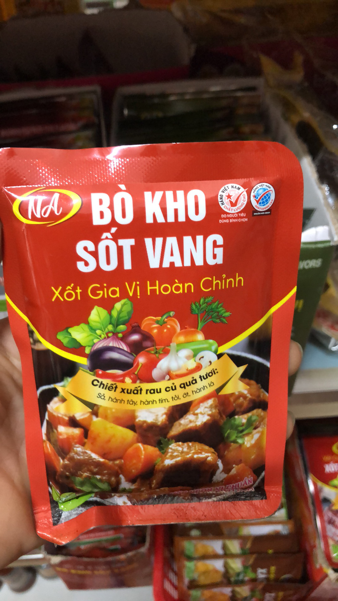 Bò kho xốt vang