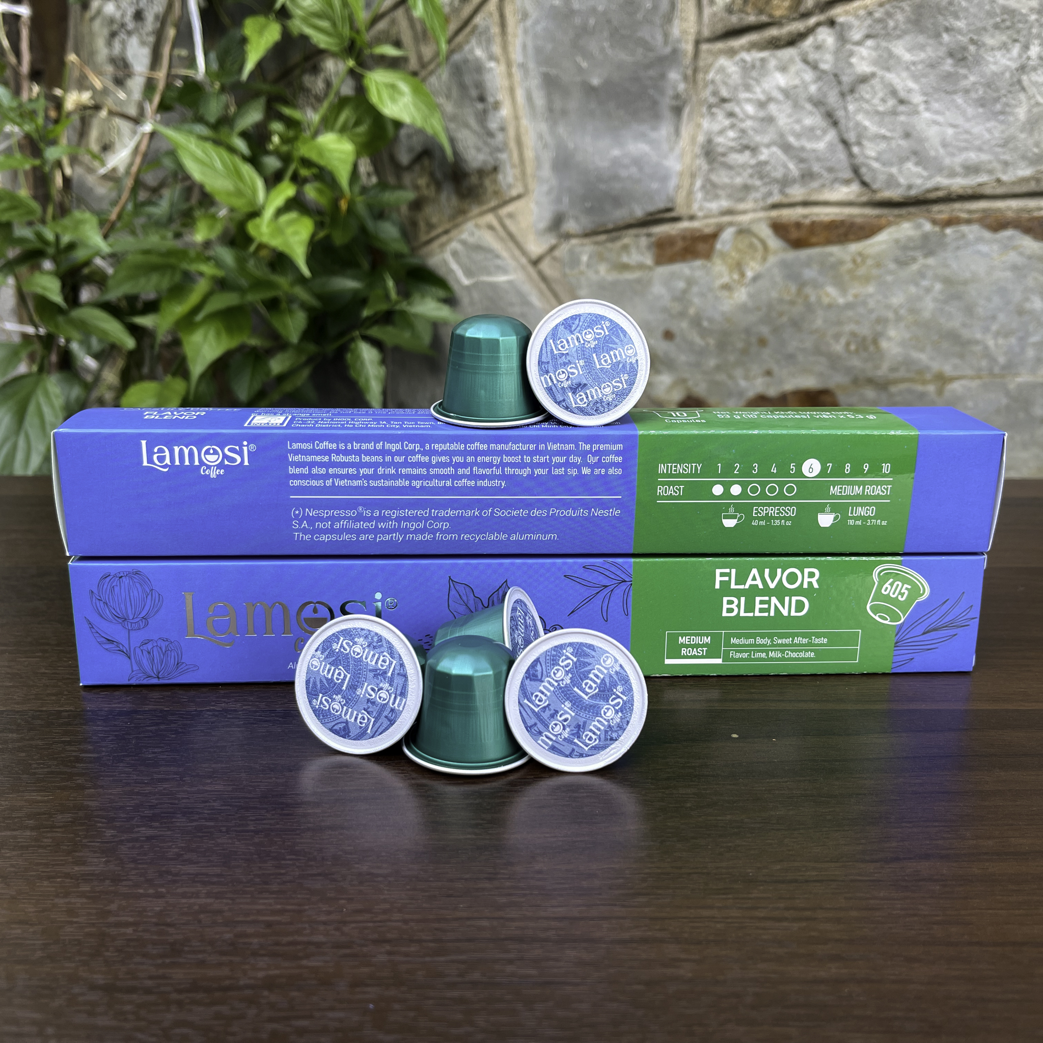 Cà phê viên nén Lamosi Coffee Capsule, 605 Flavor Blend