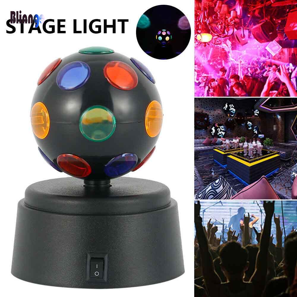 Đèn Vũ Trường Đèn LED Hình Cầu Xoay DJ Pha Lê Dự Tiệc Sân Khấu Câu Lạc Bộ