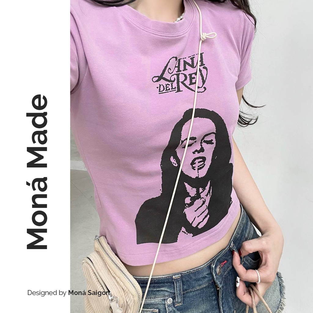 Áo thun baby tee moná- jolie top