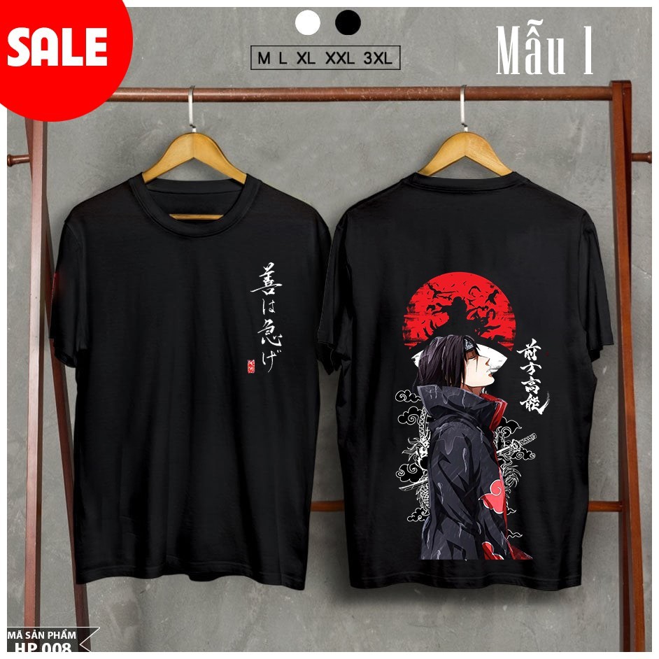 Áo thun in hình áo Itachi Uchiha - áo thun in hình Naruto độc đẹp giá rẻ