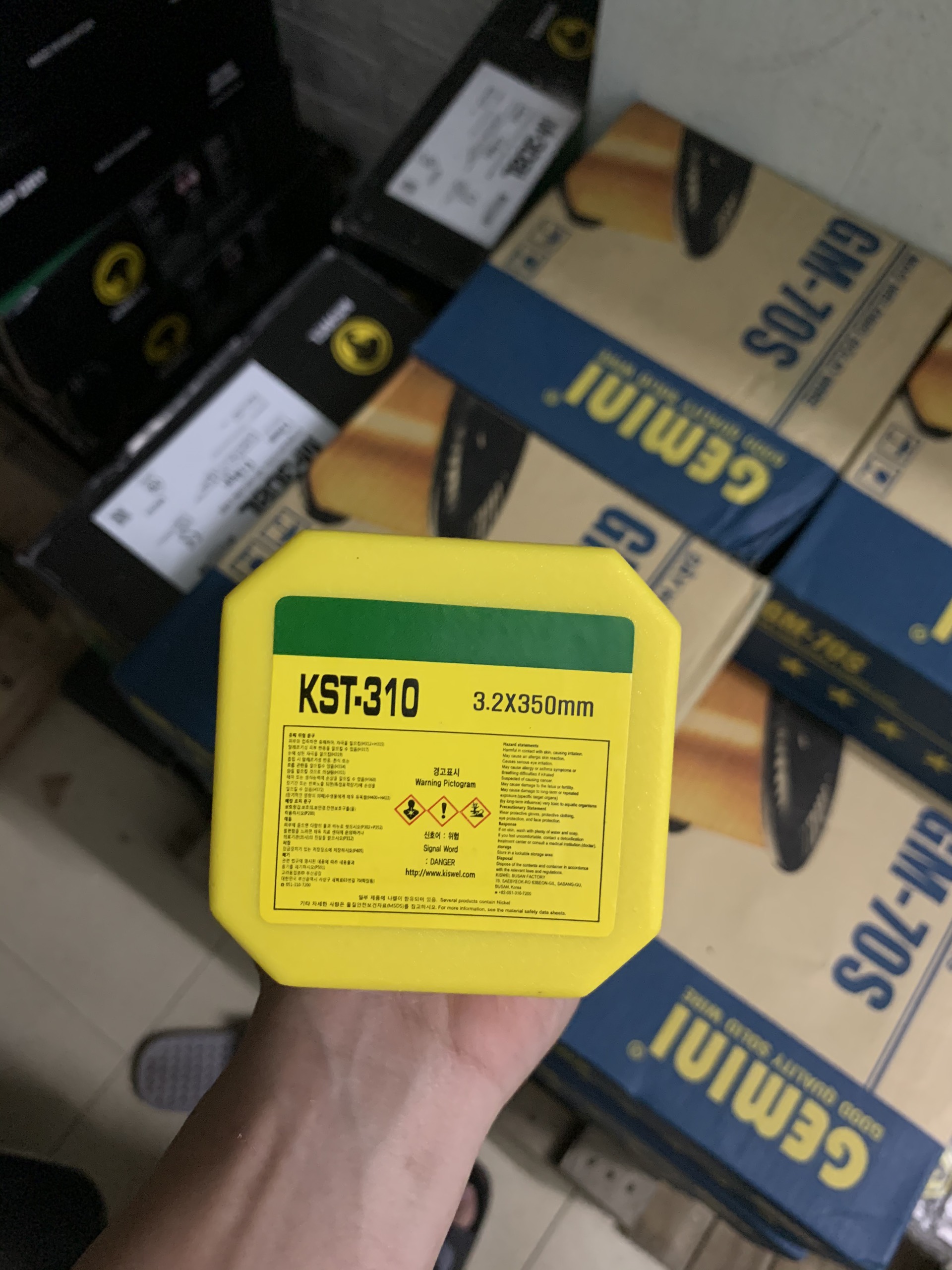 Que hàn inox kst310 nhập khẩu hàn quốc