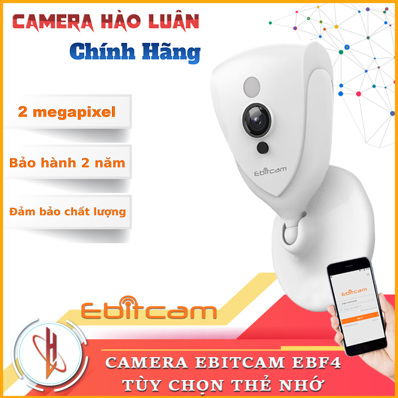 Camera Ebitcam EBF4 (2M) - Ebitcam EBF4 Không Dây dùng trong nhà