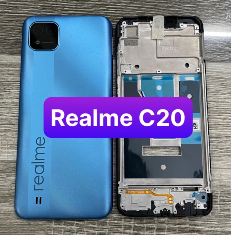Bộ xương vỏ realme c20 / c11 2021, zin cả bộ lắp chung