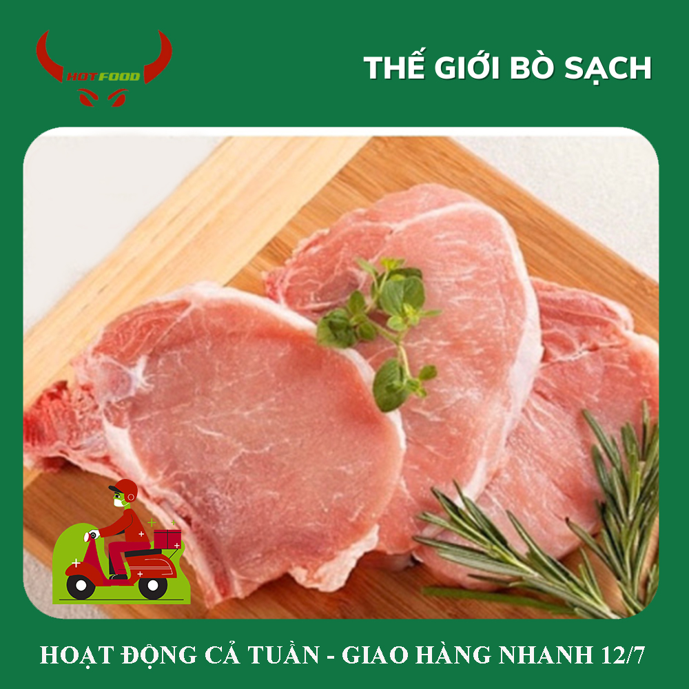 [ Miễn Phí Giao Hàng ]Sườn Cốt Lết Heo Mỹ -1Kg - Giao Nhanh HCM