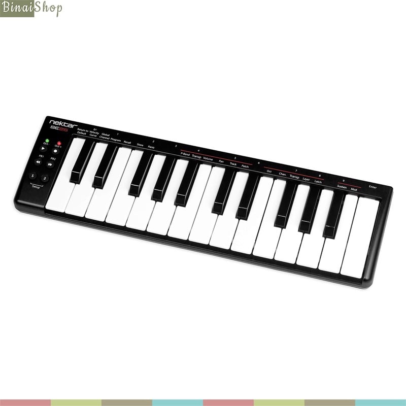 Nektar SE25 - Controller Keyboard MIDI Nhỏ Gọn, 25 Keys, Tặng Bitwig 8