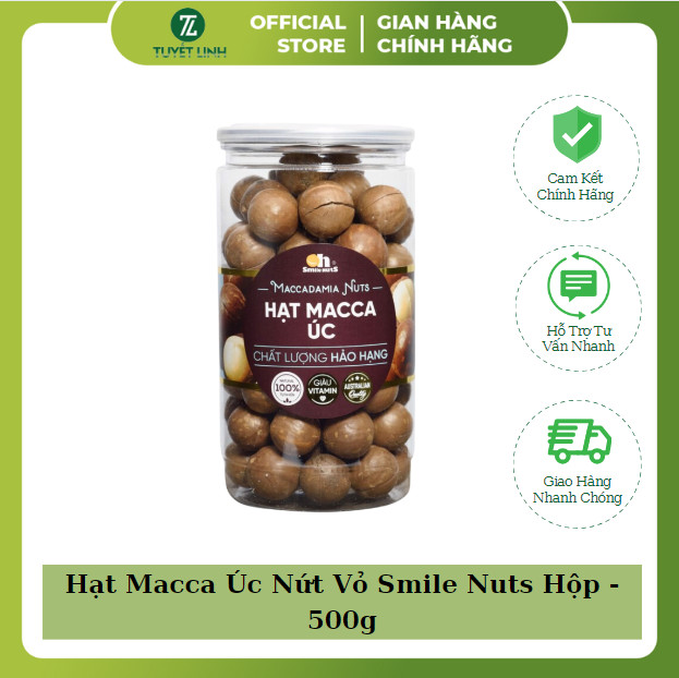 Hạt Macca Nứt Vỏ Tổng Hợp Bổ Dưỡng 500g
