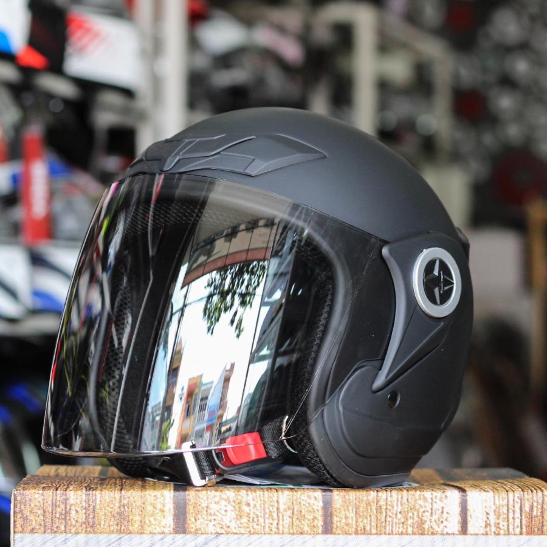 [HCM]Nón bảo hiểm ASIA M 168 ( Kính khói ) đen tem mờSản Phẩm Chất Lượng Ưu Đãi Tốt Dành Cho Bạn.