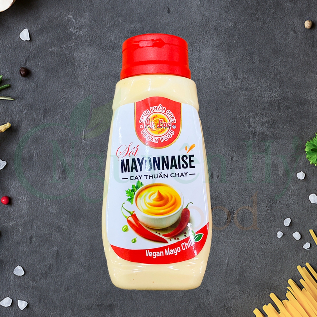 Sốt Mayonnaise Cay Thuần Chay Âu Lạc 220g