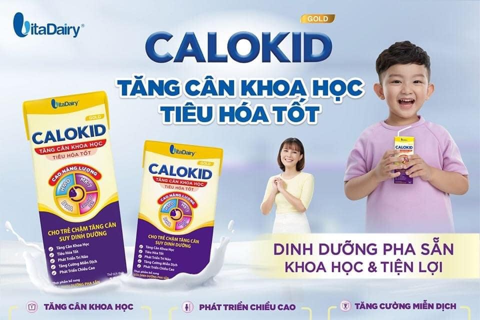 Sữa bột pha sẵn Calokid gold 110 ml- Tăng cân khoa học,tiêu hoá tốtthùng
