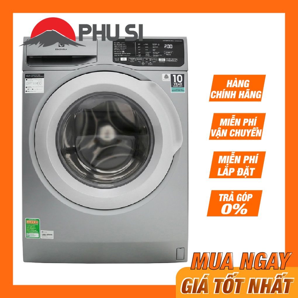 ✅[Trả góp 0%]Máy Giặt Electrolux Inverter 8 kg EWF8025CQSA - HÀNG CHÍNH HÃNG