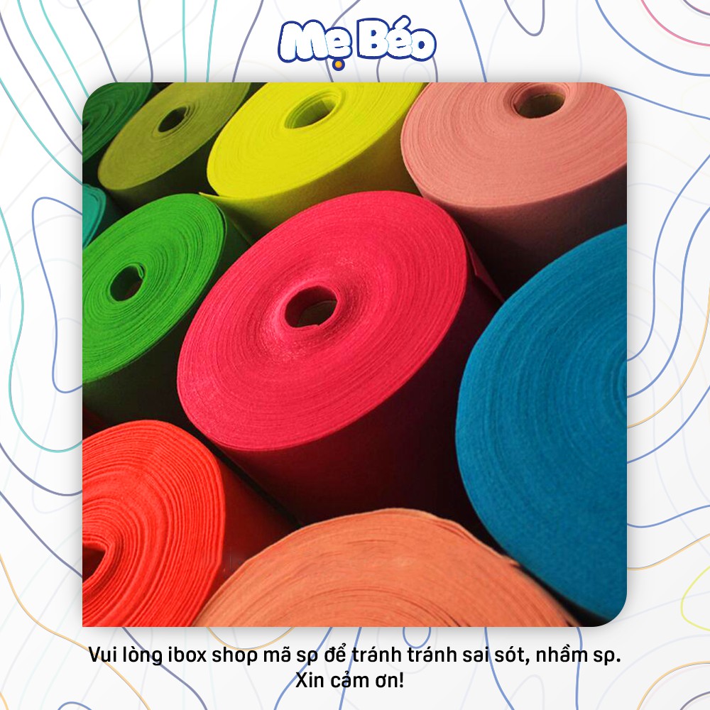 Vải dạ nỉ màu Handmade