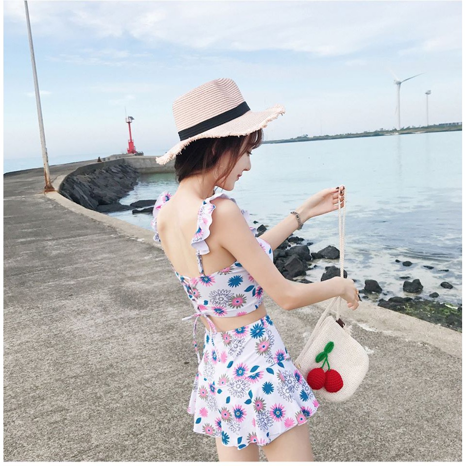 Bộ bơi bikini đi tắm biển nữ bikini 2 mảnh quảng châu