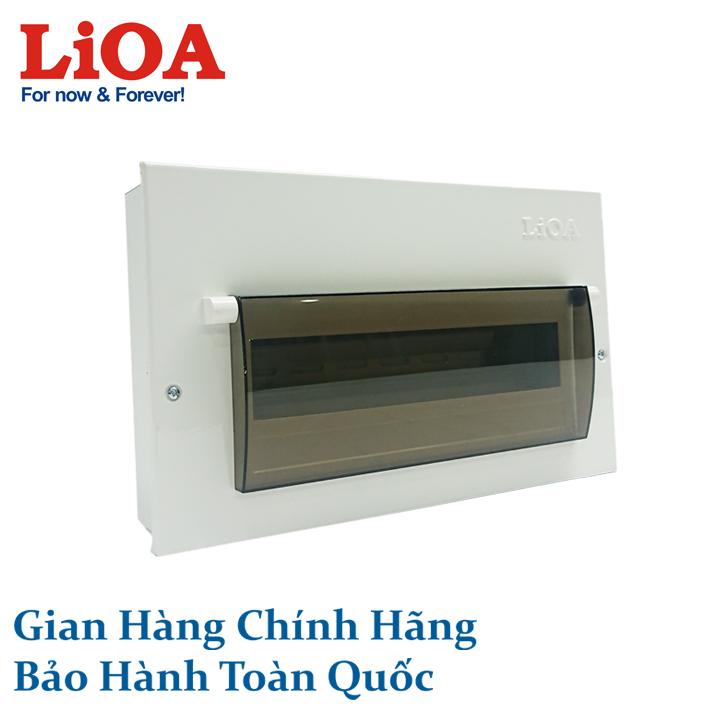 Tủ điện kim loại lioa dùng cho mcb, mccb, rcbo chứa 13 aptomat