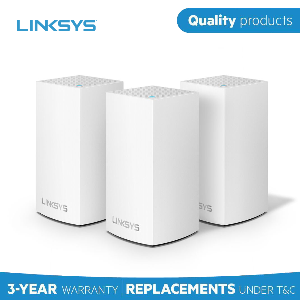Bộ phát wifi băng tần kép ac3900 linksys velop whw0103 , công nghệ mesh thông minh - hãng phân phối chính thức